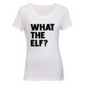 What The Elf - Bold - Christmas - Ladies - T-Shirt