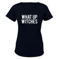 What Up Witches - Halloween - Ladies - T-Shirt