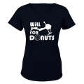 Will ROW for Donuts - Ladies - T-Shirt