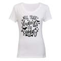 Trade Students for Candy - Halloween - Ladies - T-Shirt