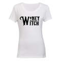 Winey Witch - Halloween - Ladies - T-Shirt