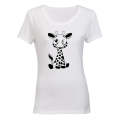Winking Giraffe - Ladies - T-Shirt