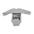 Wishing I Was Fishing - Baby Grow