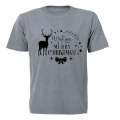 Wish You A Merry Christmas - Deer - Adults - T-Shirt