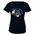 Wish You A Merry Christmas - Deer - Ladies - T-Shirt