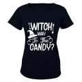 Witch Way to the Candy - Arrows - Halloween - Ladies - T-Shirt