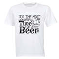 Wonderful Time For a Beer - Christmas - Adults - T-Shirt