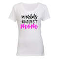 World's Okayest Mom - Pink - Ladies - T-Shirt