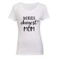 World's Okayest Mom - Ladies - T-Shirt