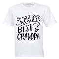 World's Best Grandpa! - Adults - T-Shirt