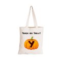 Y - Halloween Pumpkin - Eco-Cotton Trick or Treat Bag