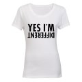Yes, I'm Different - Ladies - T-Shirt
