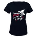 Can't Scare Me - I'm A Nurse - Halloween - Ladies - T-Shirt