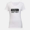 Youngest Child - What Rules - Ladies - T-Shirt