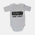 Youngest Child - What Rules - Baby Grow
