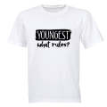 Youngest Child - What Rules - Kids T-Shirt