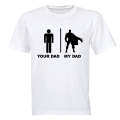 Your Dad vs. My Dad - Superhero - Kids T-Shirt
