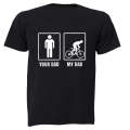 Your Dad vs. My Dad - Cycle - Kids T-Shirt