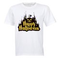 Happy Halloween - Evil Pumpkin - Adults - T-Shirt