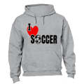 I Love Soccer - Hoodie