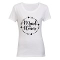 Maid of Honor - Circular Design - Ladies - T-Shirt
