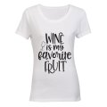 Wine is my Favorite Fruit - Ladies - T-Shirt