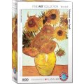 Twelve Sunflowers 1000 Piece Puzzle Box Set