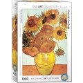 Twelve Sunflowers 1000 Piece Puzzle Box Set