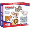 Animals Two Piece 6In1 Puzzle