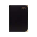 Black With Gold Corners A4 Executive 2024 Diary
