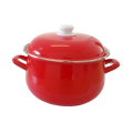 Agate Enamel Red Stockpot Stew Pot Casserole