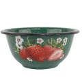 Agate Premier Quality Vintage Enamel Footed Bowl Decorated
