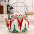 Agate Enamel Round Teapot 2.5LT with Strainer