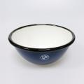 Premier Quality Vintage Enamel Bowl 12cm Navy