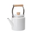 Agate Premier Quality Enamel Cylinder Teapot with Top Handle 2.0LT (different handles & lids desi...