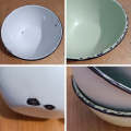Non Returnable & Non Refundable Defects Stock Clearance! Enamel Cash Bowl