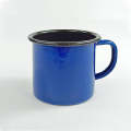 Dove Enamel 8cm Mug Premier Quality Blue Outer Black Inner