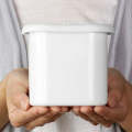 Agate Premier Quality Enamel Square Canister with Lid