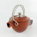 French Cast Iron Teapot Tea Pot Kettle 1150ml with FREE Strainer