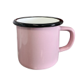 Big5 Premier Quality Color Enamel Mug 8cm Pink