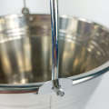 Stainless Steel Utility Bucket, Pail with Carry Handle