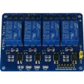 4-Channel Opto-Isolated Relay Module 10A