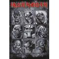 Iron Maiden - Many Faces of Eddie - Poster