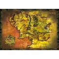 Lord of the Rings - Map of Middle Earth Poster