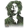 Bob Marley Canabis Pop Art Poster - Poster only