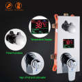 3 Functions massage jets Thermostatic LED Display Shower Set