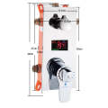 3 Functions massage jets Thermostatic LED Display Shower Set