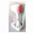 Pore Dual Brush, Pore Cleansing Black Head Remover Exfoliating Facial Face Smooth Washing Brush