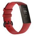 Fitbit Charge 3 or 4Silicon Strap - Red