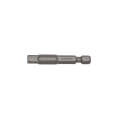 1PC 50mm Bit Adaptor 1/4inch hex by 1/4inch square